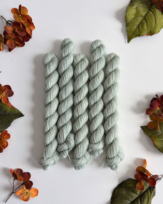 MINI SKEIN Color No. 37 Light Sage • Ready to Ship