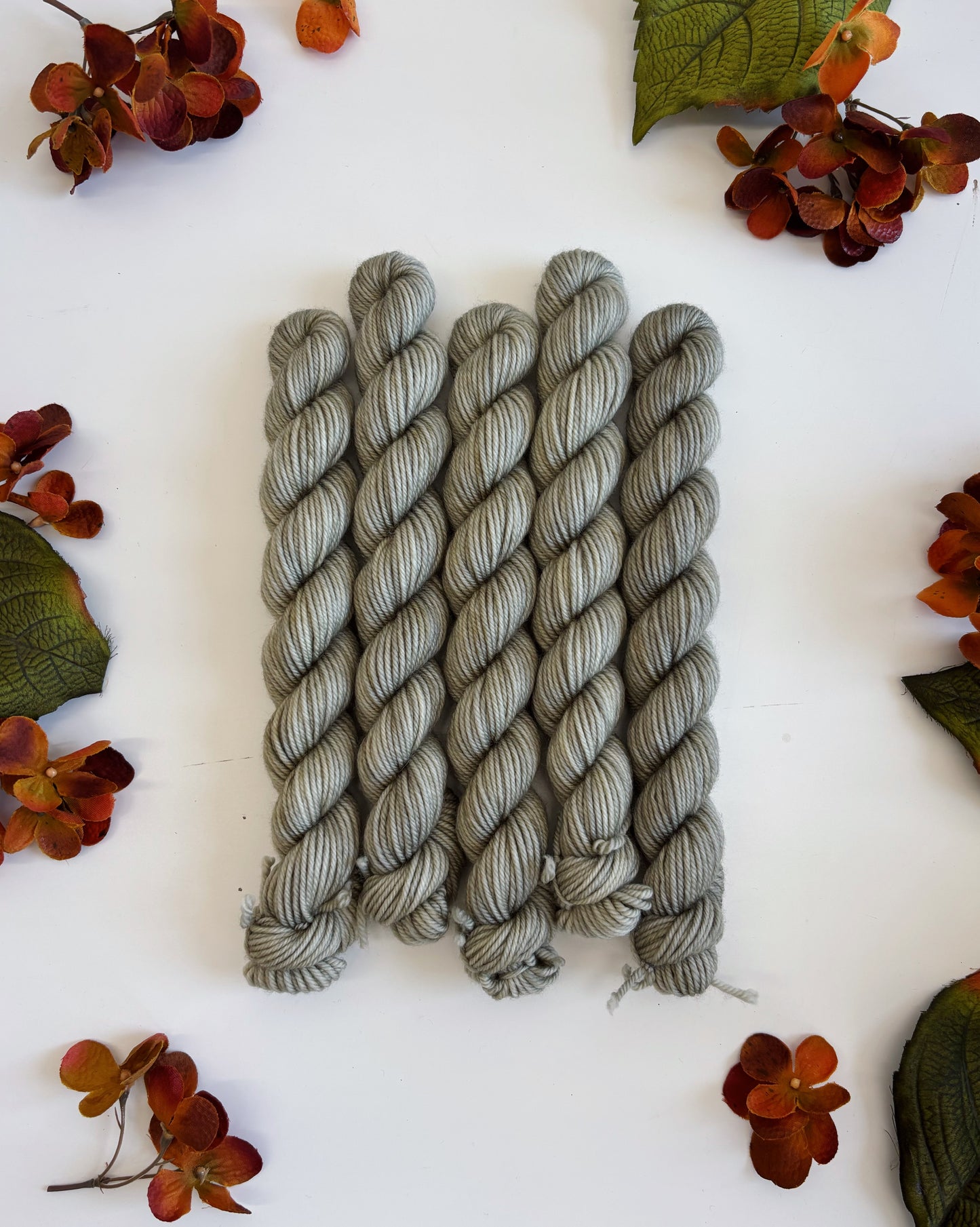 MINI SKEIN Color No. 77 Sage • Ready to Ship