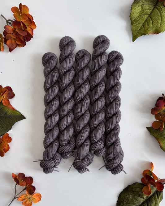 MINI SKEIN Color No. 29 Earthy Gray • Ready to Ship