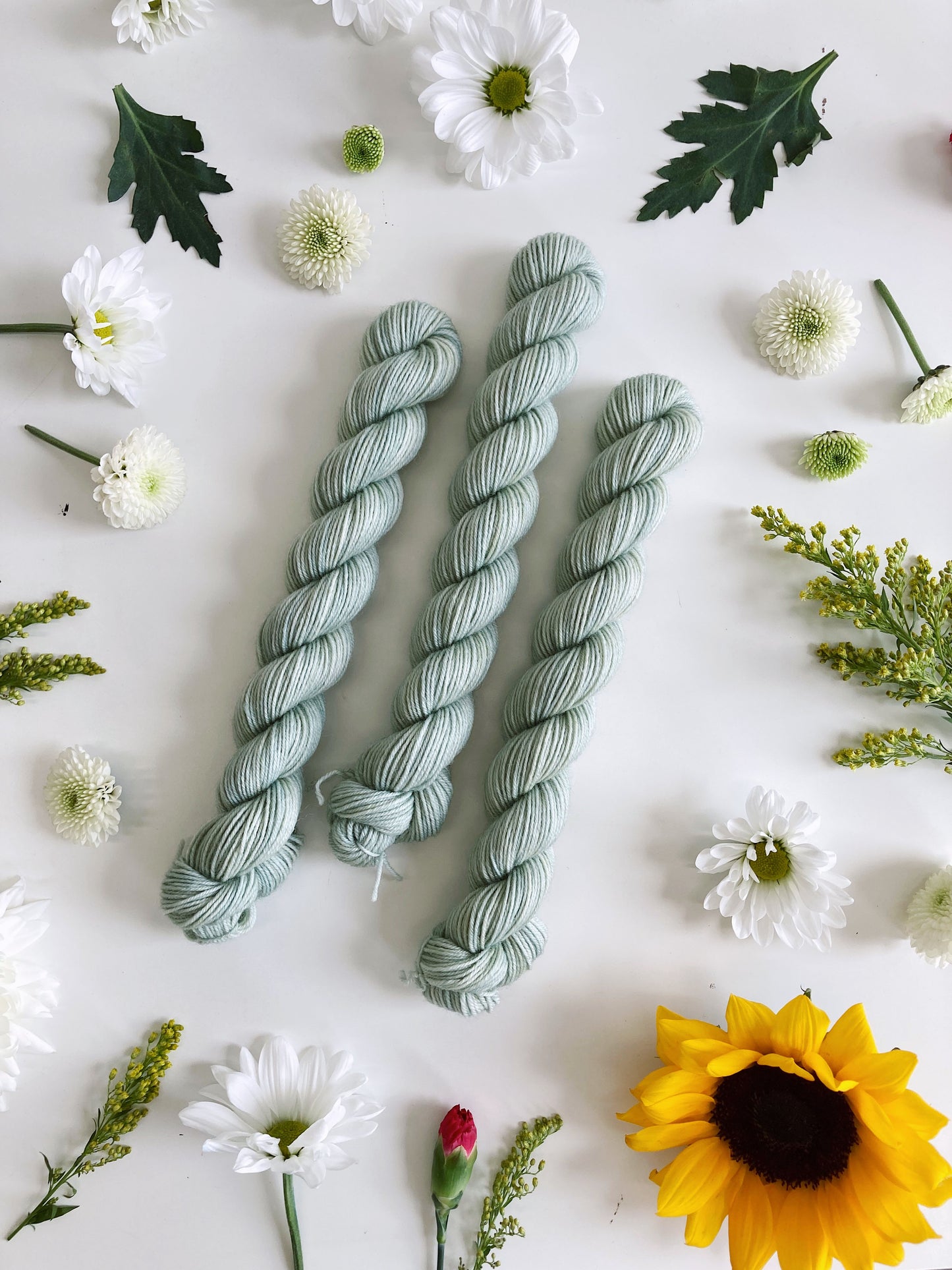 MINI SKEIN Color No. 37 Light Sage • Ready to Ship